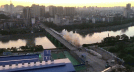 今晨5:30！宜春最早的双桥成功爆破爆破！现场视频场面震撼！
